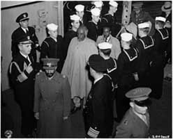 Emperor Haile Selassie of Ethiopia Visiting Egypt